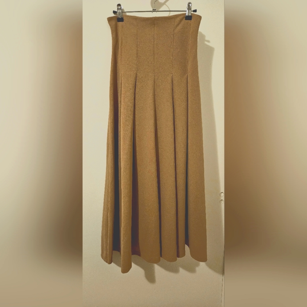 Beige High Waist Skirt Shein Size S